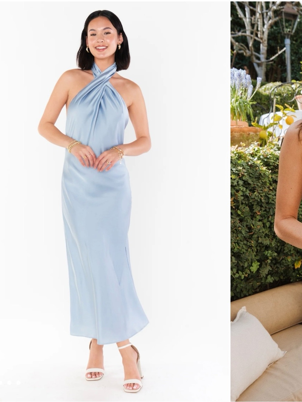 Show Me Your Mumu Jasmine Halter Midi Dress